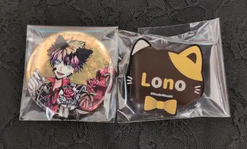 악마 집사와 검은 고양이 아쿠네코 난자 로노 네임 배지 캔 배지