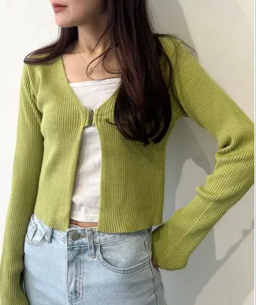lazyandeasy betty 가디건 피스타치오 가디건