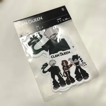 CLANQUEEN 스티커 4개 세트