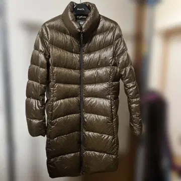 UNIQLO 다운 자켓 XL 브라운 패턴 있음