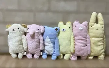 후모후모 씨 봉제 인형 6체 세트