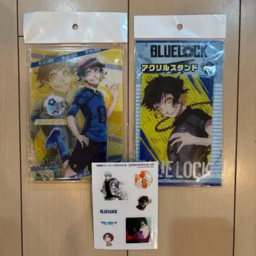 BLUELOCK 블루 록 아크릴 스탠드 & 스티커 세트