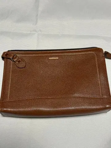 마리끌레르 브라운 가죽 클러치백