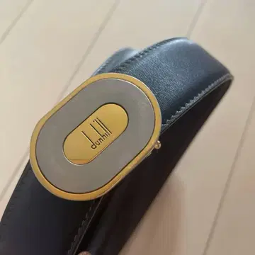 dunhill 블랙 벨트 100cm