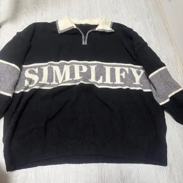 DAZY SIMPLIFY ZIP업 스웨터