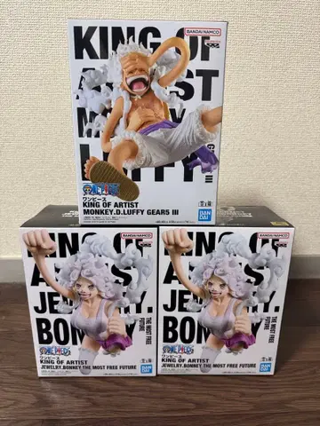 원피스 KING OF ARTIST 루피 보니 피규어 3체 세트