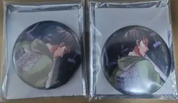 진격의 거인 hexaRide 한정 컬러 비주얼 캔뱃지 [ 리바이 ]