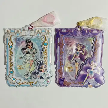 프리큐어 카드 홀더 큐어 화이트 밀키 로즈 2개 1개