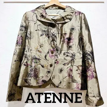 ATENNE 여성용 꽃무늬 자켓 올 패턴 이탈리아제 여성용 자켓