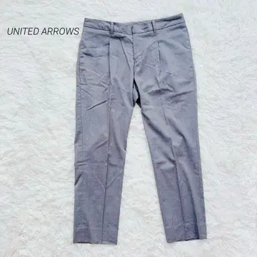 유나이티드 애로우즈 슬랙스 테이퍼드 팬츠 센터 프레스 오피스 S