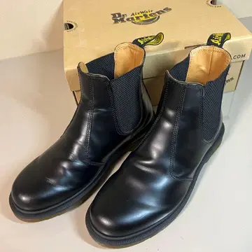 [새상품급] 닥터마틴 사이드 고어 부츠 2976 UK7 블랙 박스 포함