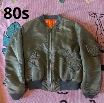 80s INDUSTRIS ma-1 플라이트 자켓 USA제