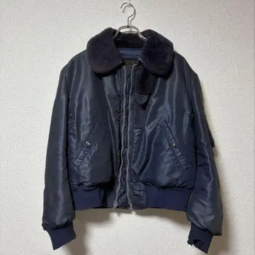 50s 미군 실물 USAF b-15c 에어포스 블루 플라이트 자켓