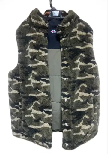 카모 패턴 챔피온 다운 베스트 리버서블