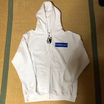 새상품 soccer junky zip 후드티 화이트 L 사커정키
