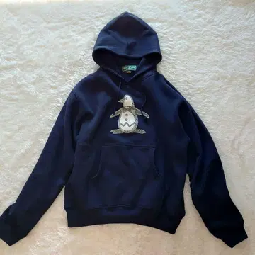 속기모 Munsingwear 네이비 후드티 프리 사이즈