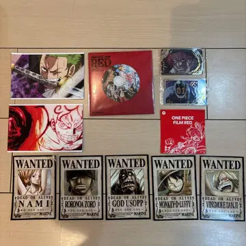 ONE PIECE FILM RED 사운드트랙 CD 등 묶음 판매