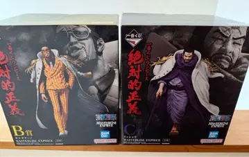 원피스 제일복권 절대적 정의 B상 황원 C상 후지토라 피규어 2체 세트