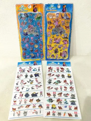 정품 푸치 드롭 스티커 주토피아2 4size STICKER 4점