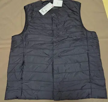 유니클로 히트텍 웜 데드 베스트 M 사이즈 BLACK