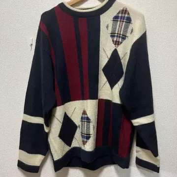 M'CREGOR 아가일 니트 울 스웨터