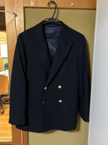 시착만 한 상품 GOOVI 플란넬 울 더블 자켓 사이즈 1