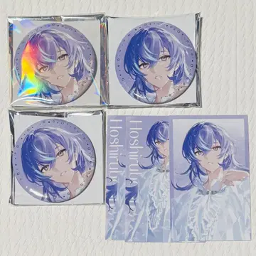 니지산지 호시미치 쇼 SUISAI_RAIN 폴라로이드 캔뱃지