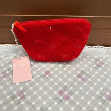 FEILER 페이러 LOVERARY 리본 자수 파우치