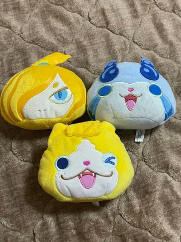 요괴워치 봉제 인형 쁘니쁘니 K 코마 토무냥 히카리오로치