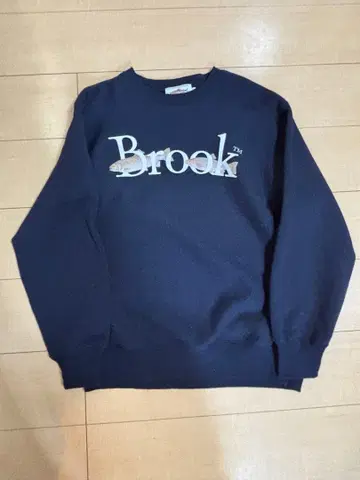 Brook Design Logo Sweat NAVY M 사이즈