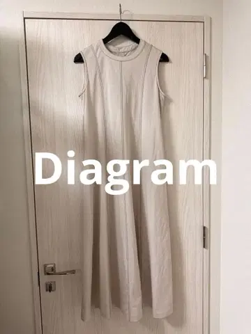 새상품급 Diagram 슬리브리스 롱 원피스 사이즈 36