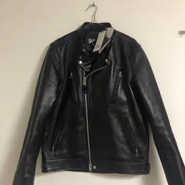 택 포함 새상품 schott 가죽 자켓 더블 XL 사이즈