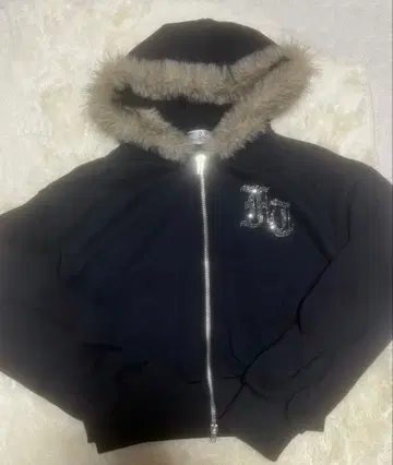 퍼 후드 지퍼 블랙 프리 사이즈