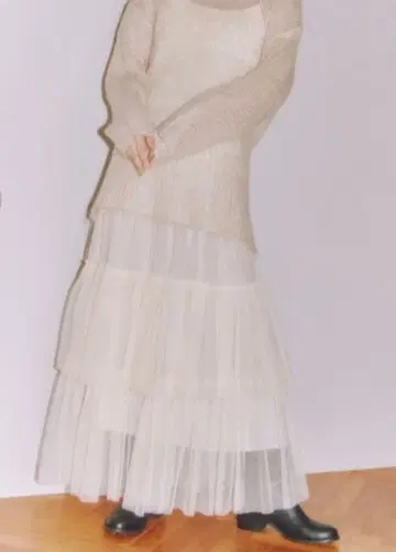 튤 캉캉 스커트 FRAY I.D