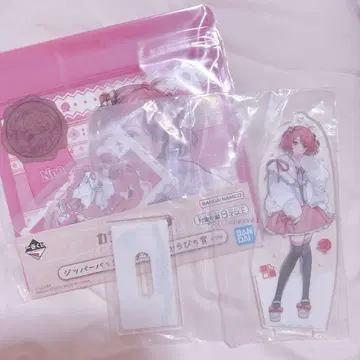 컬러풀 피치 노아 제일복권 아크릴 스탠드 러버 참 세트