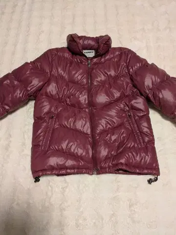 CAMP7 버건디 다운 자켓 L 사이즈