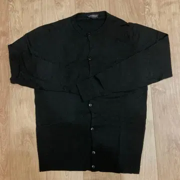 JOHN SMEDLEY (존스메들리) 블랙 크루넥 가디건