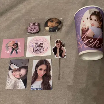 TWICE 사나 생일 풀세트 럭키드로우 포함