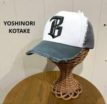 요시노리 코타케 YOSHINORI KOTAKE 캡 메쉬 그레이