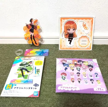 2개 세트 제일복권 컬러풀 피치 N상 아크릴 펜 스탠드 에토 외