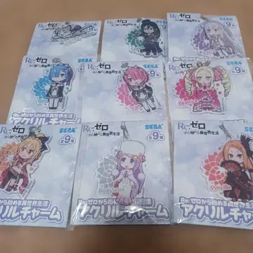 Re: 제로부터 시작하는 이세계 생활 아크릴 참 전 9종