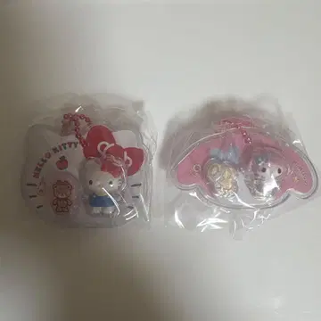 초코볼 마이멜로디 헬로키티 키링 세트