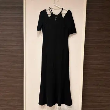 Akane Utsunomiya 레이어드 원피스 블랙