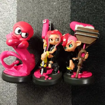 스프라툰 amiibo 트리플 세트 [문어 소녀 / 문어 / 문어 소년]