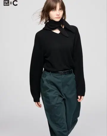 UNIQLO 블랙 긴팔 니트 S