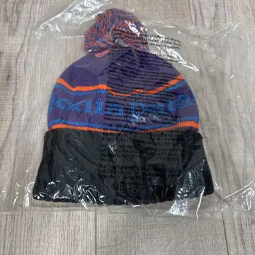 새상품 Powder Town Beanie 퍼플 오렌지 블랙