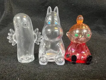 무민 클리어 소프트 비닐 피규어 3종 세트