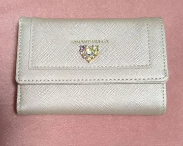SAMANSAVEGA 지갑 핑크 베이지