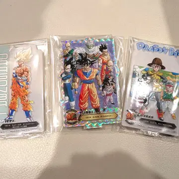 드래곤볼 40th 그 두 번째 제일복권 F상 아크릴 스탠드 3장 세트