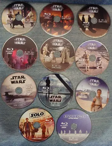 스타 워즈 블루레이 11장 세트